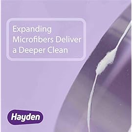 Hayden Expanding Dental Floss. Expands To Clean Between Tight Teeth. 6 Pack Value. Fresh Feeling Polar Mint Woven Floss. Anti Tartar Actives for Gentle Care. 180 Yards. Expandable Clean. PFA Free.