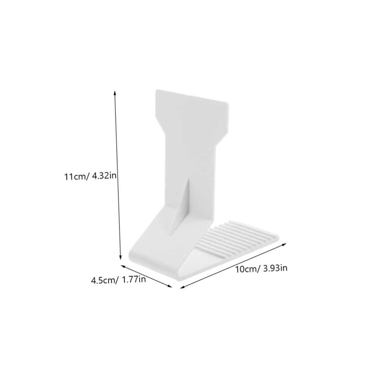 HAWILLOSCH Retail Display Racks Support Brackets 5 Pcs Plastic Food Service Shelf Dividers Bagged Food Stand for Supermarket