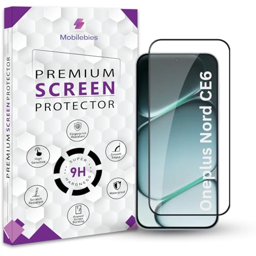 Image of Premium Tempered Glass Screen Protector Guard For Oneplus Nord CE6 5G (6.78 Inch, Pack of 1) | Edge to Edge Coverage With Easy to installation kit