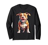 Photo Gallery simpatica grafica con cane american pit bull terrier maglia a manica Photo Gallery simpatica grafica con cane american pit bull terrier maglia a manica