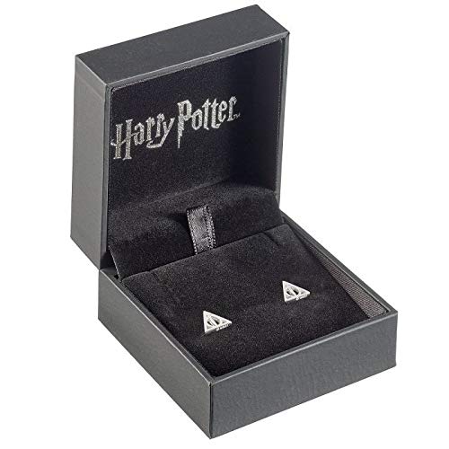 Official Sterling Silver Harry Potter Deathly Hallows Stud Earrings- SE00542