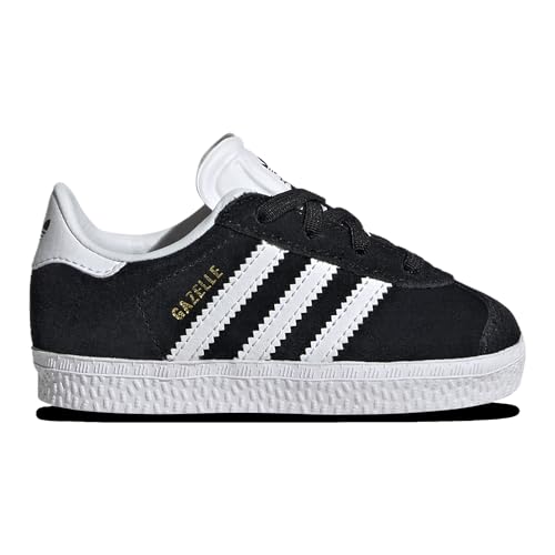 Adidas Baby CBLACK FTWWHT Unisex Gazelle CF EL I Core blackFtwr FTWR White 10K US, 10 Wide Infant