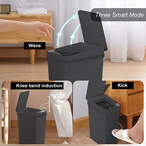 Buy Yatmung Touchless Bathroom Trash Can 25 Gallon Smart Trash Can