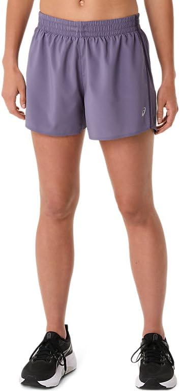 ASICS WOMEN'S SILVER 4IN SHORT RUNNING APPAREL