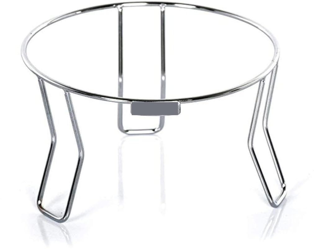 XVIA Heavy Duty Stainless Steel Water Pot and Matka Stand 2 pcs | Chrome Plated Pot Holder | Versatile Kitchen Rack | Elegant Design for Indoor and Outdoor Use XVIA Heavy Duty Stainless Steel Water Pot and Matka Stand 2 pcs | Chrome Plated Pot Holder | Versatile Kitchen Rack | Elegant Design for Indoor and Outdoor Use