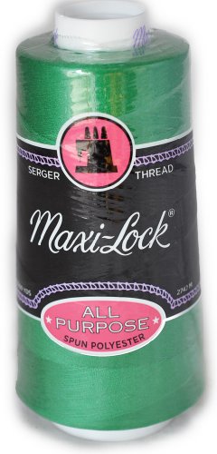 Hilo Maxi Lock para Costura 3000 yd Verde Esmeralda miniatura 1