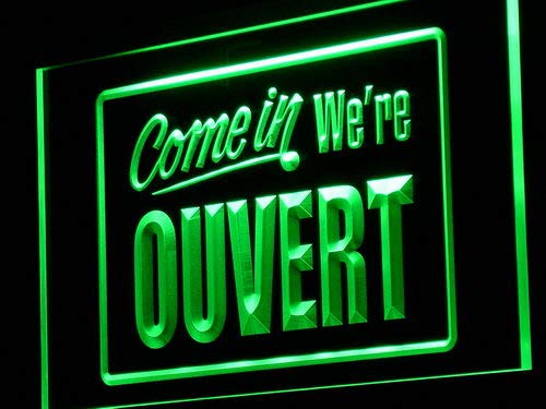 Amazon | ADVPRO OUVERT Come In We're OPEN LED看板 ネオン