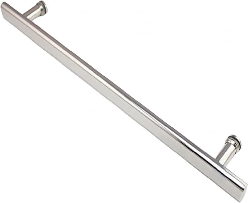 Poignée de porte push pull en acier inoxydable barre appui 300mm