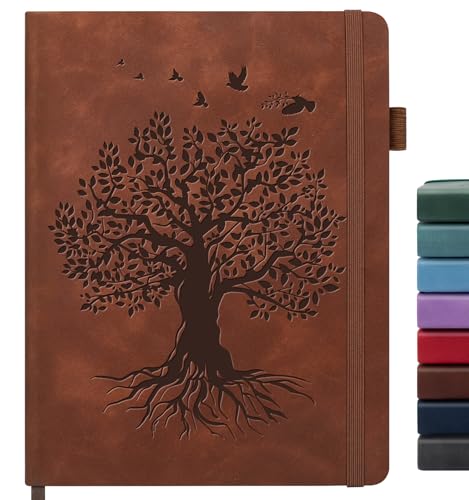 ALKALO Diario a righe per donne e uomini, A4 con