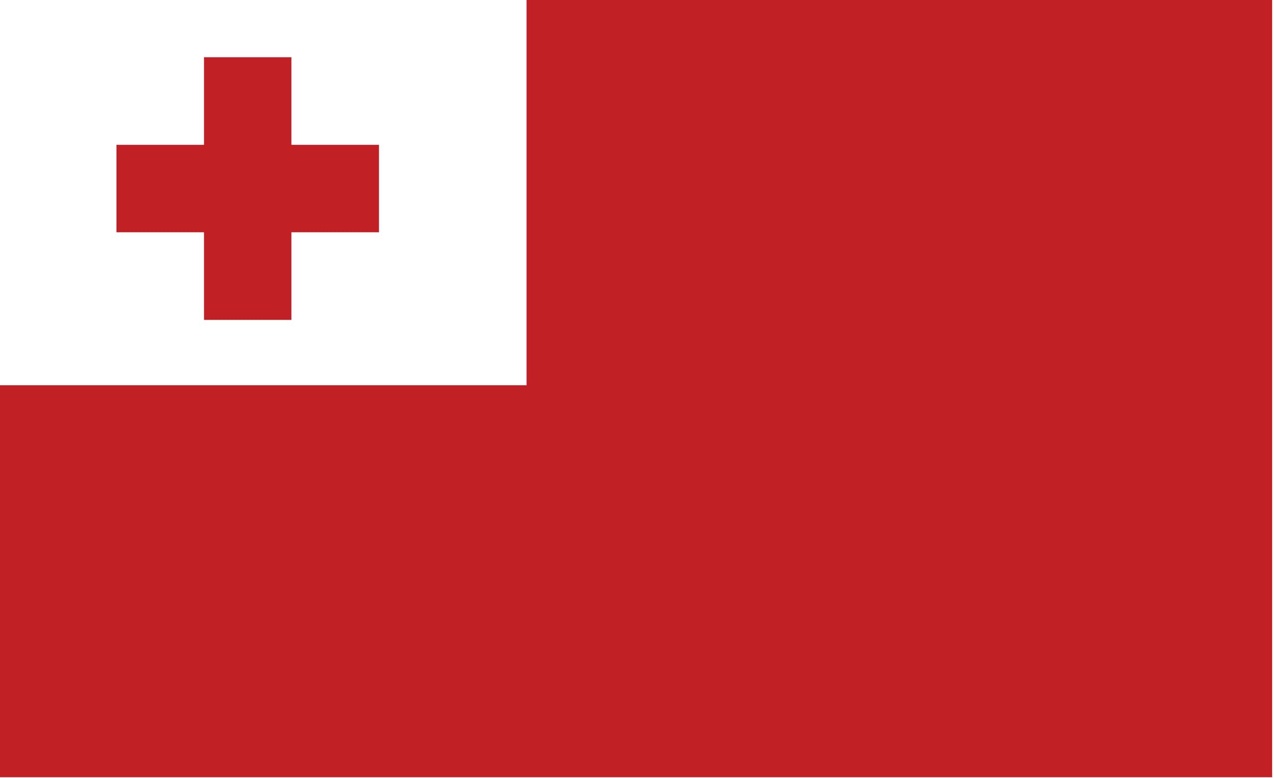Drapeau Tonga ultra tissu pour mât de bateau et décoration extérieure 335 x 200 cm