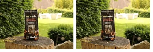 Cook'in Garden Fl200 Allume Feu Bois Compressé 100% Naturel X 72 (Lot de 2)