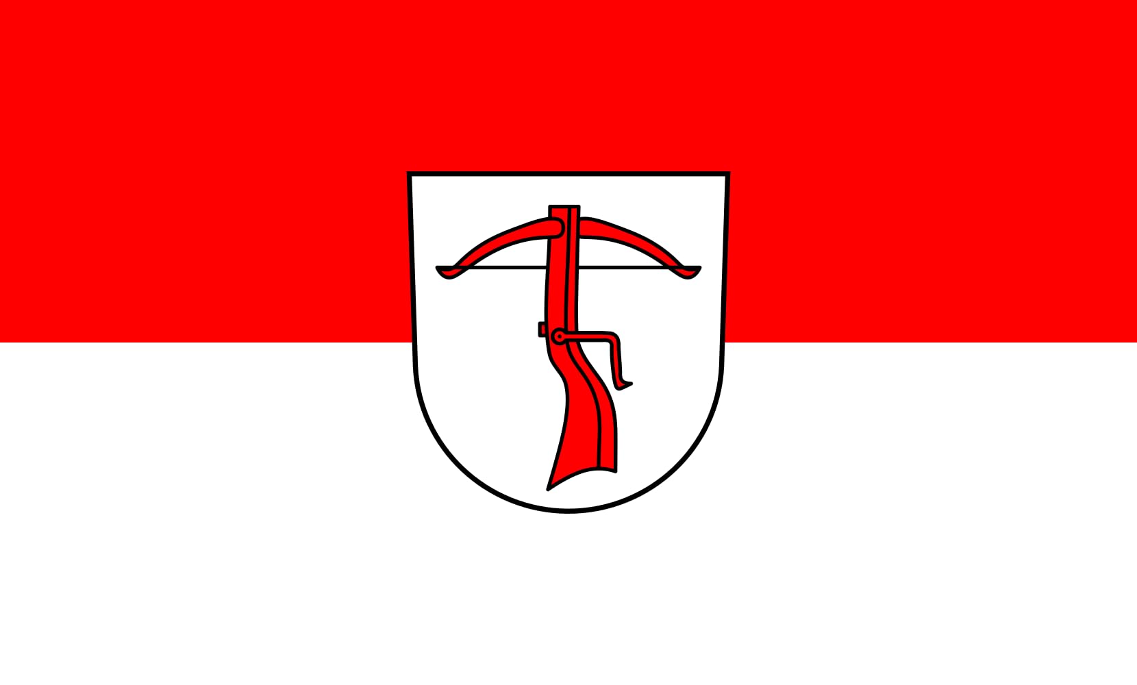 Drapeau Allmersbach im Tal paysage 1.35m² grand format anti-enroulement