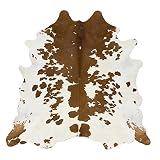 A-STAR Western Best Cow Hides Area Rug, Brown