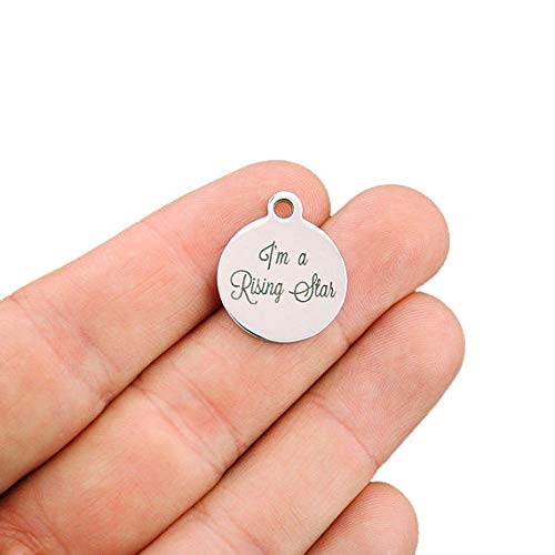 Rising Star Stainless Steel Charms - Exclusive Line - Quantity Options - BFS1505 (10)
