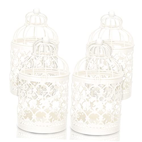 Gadpiparty 4 Piezas Cajas De Favor Decoración Linternas De Boda Decorativo Decoraciones De Boda Para La Ceremonia Contenedores Jaula Rompecabezas Cajas De Fiesta Planchar