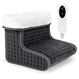 MAQUITA 2-in-1 Electric Heated Foot Warmer,Heating Pad for Feet Legs Back,New Detachable Design Meets Multiple Deeds