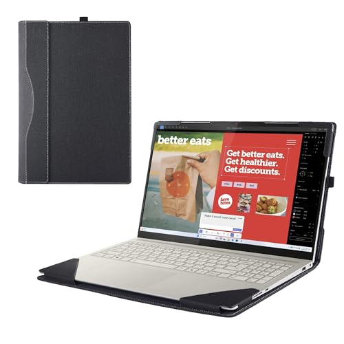 Funda para portátil Lenovo Yoga 7 16" PU cuero negro miniatura 1