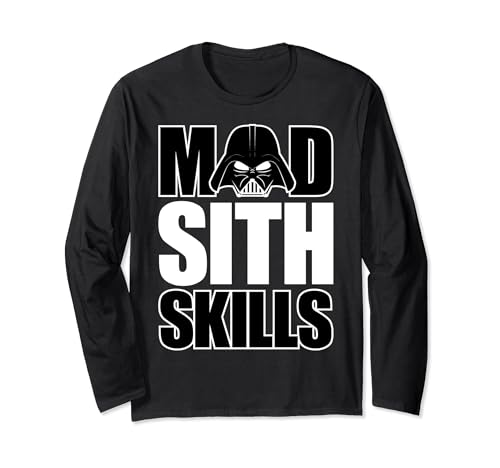 Star Wars Mad Sith Skills t-shirt manches longues idéal pour vos soirées gaming