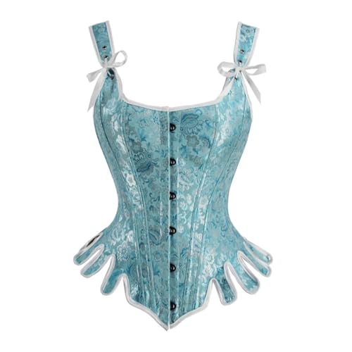 Corset moulant rétro en jacquard haut de gamme fait pour affiner la taille avec élégance