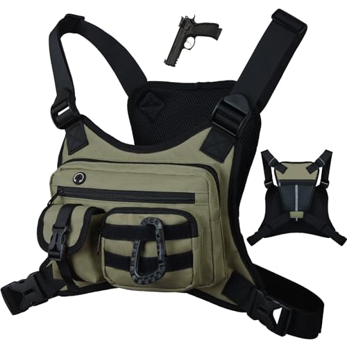 Chaleco táctico de utilidad con almacenamiento EDC para running y montaña