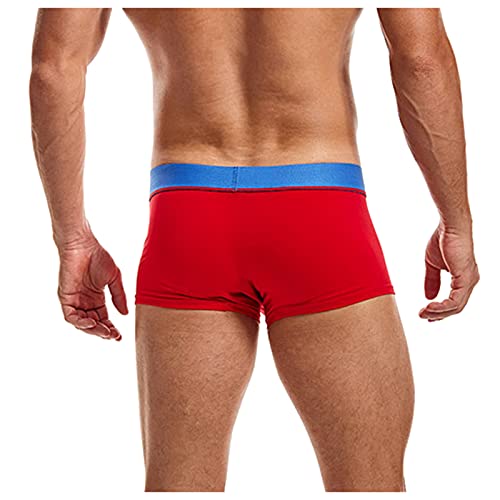 Boxershorts voor heren, katoenen onderbroek, basic boxer, broek voor mannen, ondergoed, gemiddelde taille, ademend, U… - Afbeelding 5