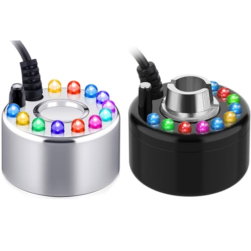 Yaomiao 2 Piece Halloween Mist Maker Fogger Small Ultrasonic Fog Machine...