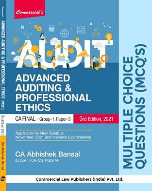 Buy Audit Advanced Auditing and Professional Ethics (MCQ'S) 3rd Edition ...