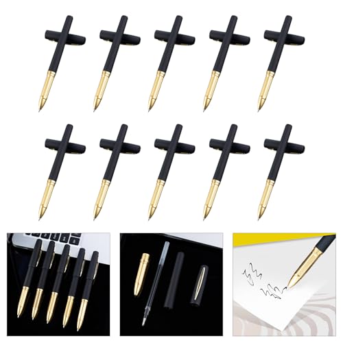Set de 10 bolígrafos de tinta de gel, punta fina 1mm miniatura 2