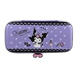 アローン(Allone) ゲーム用EVAカラーポーチ #Unipo サンリオキャラクターズ クロミ 12.5×4×26.5cm パープル リボン 内側ポケット付 軽量 switch/switch有機EL対応 ダブルファスナー 傷や汚れから保護 かわいい ALG-NSUSEPKU