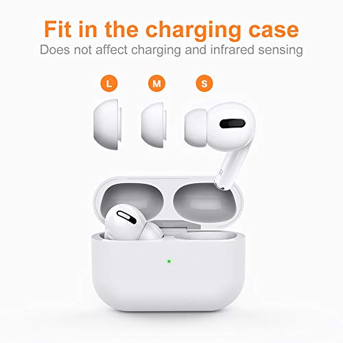 Link Dream 12 Pieces Replacement Ear Tips for AirPods Pro / AirPods Pro 2 Silicon Ear Buds Tips with Portable Storage Box (S/M/L) (6 Pairs)2