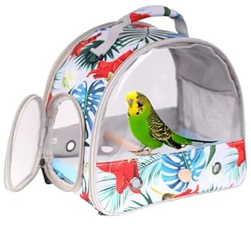 bird travel carrier with top opening