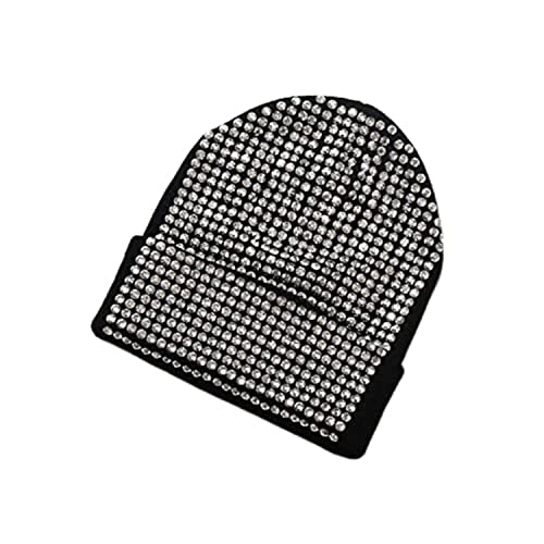 Chapeau Y2k crochet chaud de plein air aux finitions soignées et détails étincelants
