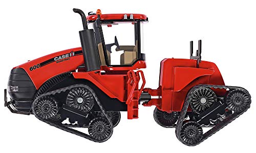 siku 3275, Case IH Quadtrac 600 Raupenschlepper Traktor, 1:32, Metall/Kunststoff, Rot, Funktionales Knickgelenk und siku-Heck-Kupplung – Bild 4