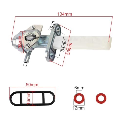 Bomba de fuel pump Suzuki TM400 TS90 interruptor tanque combustible 1971-1977 2