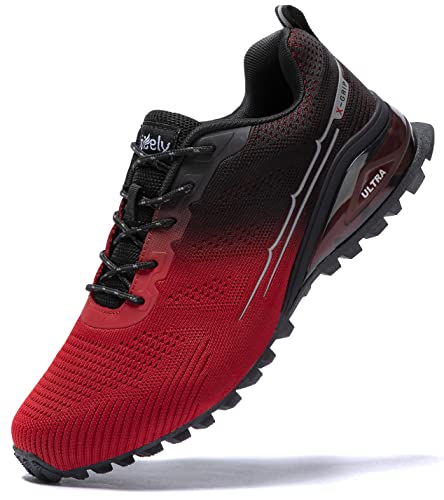 Image of ikunka Men's Fashion Sneakers Lightweight Breathable Walking Shoes Tennis Cross Training Shoe Non Slip Trail Running Shoes