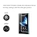 Walieoka Screen Protector Compatible with FiiO JM21 4.7 Inches Player,9H Hardness Tempered Glass Protective Film,Scratch Resistant Anti-Fingerprint [2 Pack]