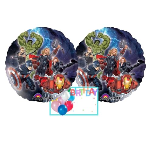 Anagram 18" Foil - Licensed Birthday Balloons Round Shaped Avenge...