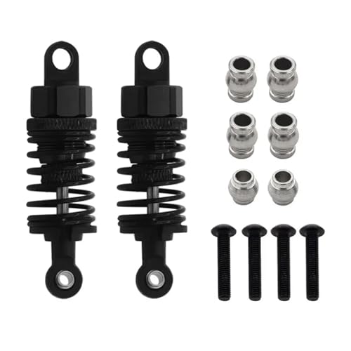 RC���[�V���O�p�[�c For Tamiya For TT-01 For TT01 For TT-02 For TT02 1/10 ���^���V���b�N�A�u�\�[�o�[ �I�C���_���p�[�Z�b�g RC�J�[�A�b�v�O���[�h�p�[�c�A�N�Z�T���[(Black,2PCS)