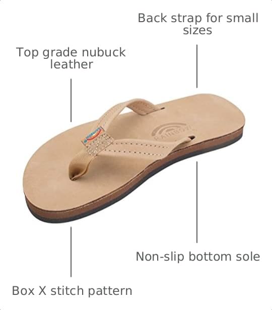 Image of Rainbow Sandals Kid's Premier Leather Narrow Strap Sierra Brown, Kid's