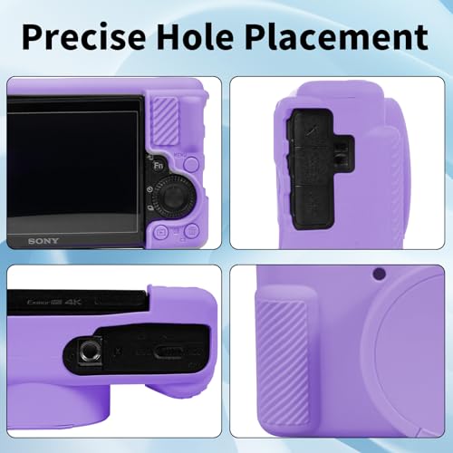 Funda protectora Easy Hood para cámara Sony ZV-1, morada miniatura 4