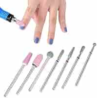 Amazon.com: Nail Drill Bits Set, 6pcs/set Diamond Sand Nail