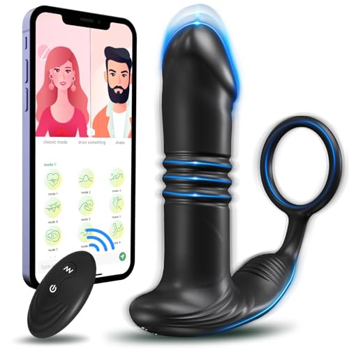 Protable Prostrate Massagers with One-Touch Rechargeable Technology – Beautifully Packaged for Ultimate Relaxation, Different Watertight Modes for Powerful, Silent Pleasure -c.k3k17
