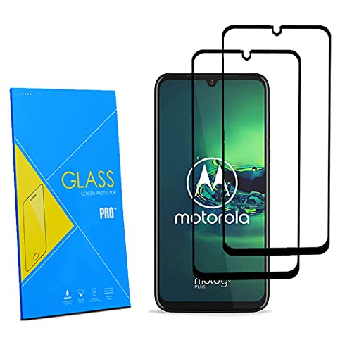[2-Pack] Screen Protector for Motorola Moto G8 Plus- Tempered Glass Film [Case Friendly][Anti-Scratch][Anti-Shatter] For Moto G8 Plus 6.3"