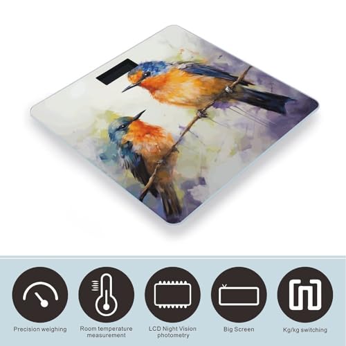 Báscula digital de baño vidrio templado 10.2 in miniatura 3