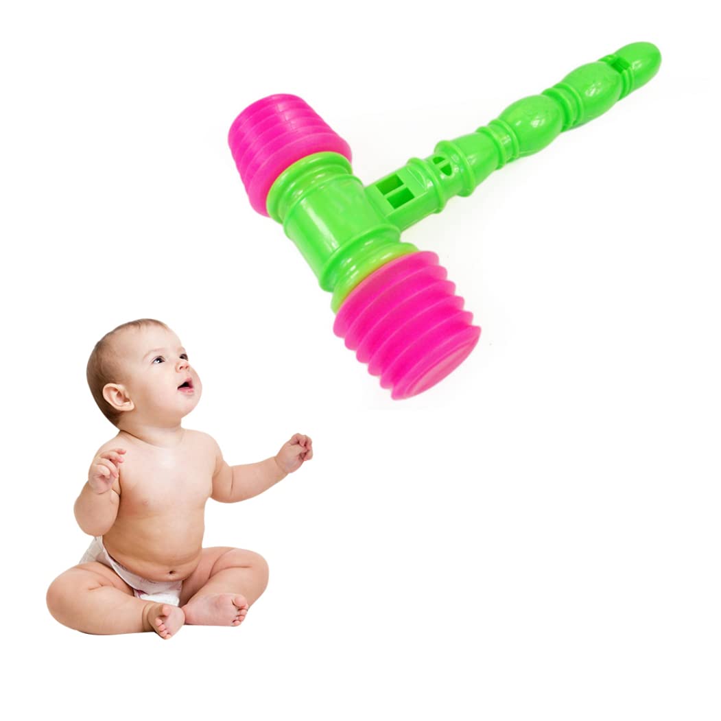 Marteau Qui Grince – Jouet Sonore En Plastique – Pour Bébé – 24 Cm – Couleurs Aléatoires – Cadeau Rigolo