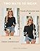 Blooming Jelly Womens Off The Shoulder Sweater Knit Pullover Long Sleeve Star Print Lightweight Cute Tops Fall Chothes Black