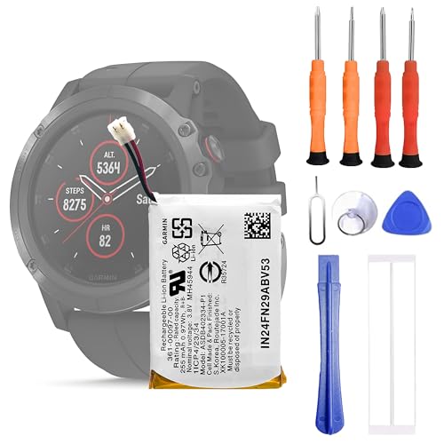Batterie de rechange Garmin Fenix 5 pour vos sorties outdoor