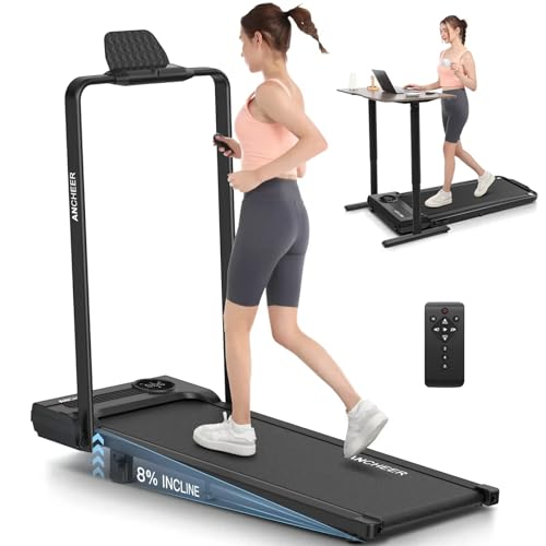 ANCHEER Treadmill-Walking Pad-Under Desk Treadmill-4 in 1 Folding Treadmill-Treadmills for Home-Walking Pad Treadmill with Incline and Handle Bar ANCHEER Treadmill-Walking Pad-Under Desk Treadmill-4 in 1 Folding Treadmill-Treadmills for Home-Walking Pad Treadmill with Incline and Handle Bar