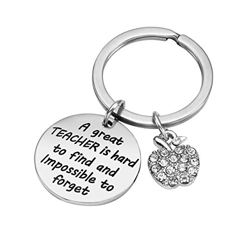 Teacher Appreciation Gift For Women - Teacher Keychain Teacher Jewelry Teacher Gifts,Thank You Gifts For Teacher, Christmas Gifts For Teacher Valentine’s Day Gift #TOP2
