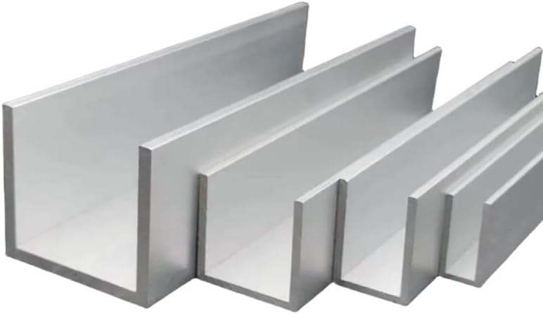 Aluminium Channel U Profile, Pack Of 2 Aluminum Shaped Channels 500mm Length Outer Width 17-30mm Inner 15-20mm(17x20x15mm)